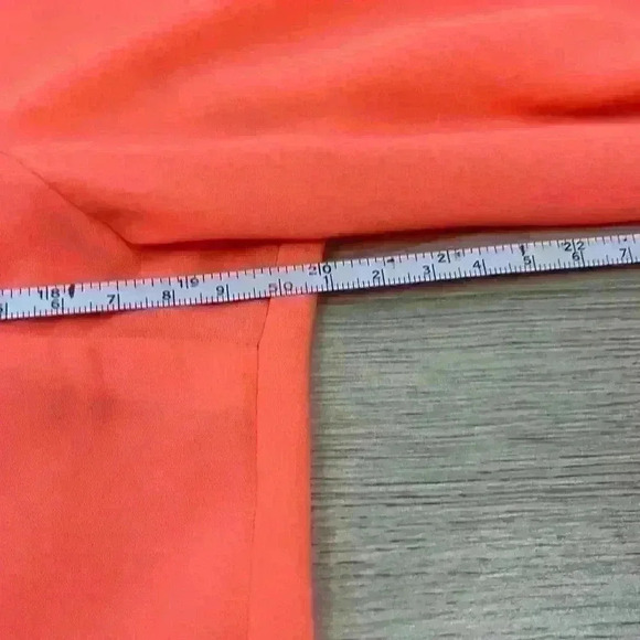 Express Orange Button Front The Portofino Shirt Size Small - Picture 7 of 15